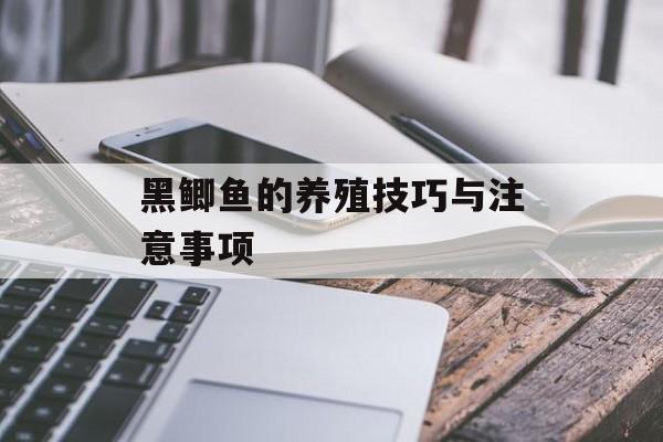 黑鲫鱼的养殖技巧与注意事项-第1张图片-居家生活