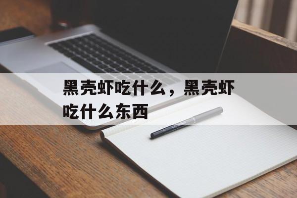 黑壳虾吃什么，黑壳虾吃什么东西-第1张图片-居家生活
